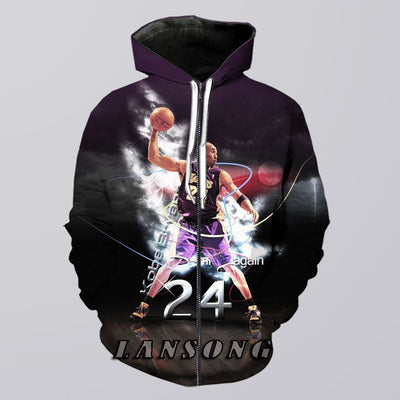 kobe bryant Zip Hoodie Jacket