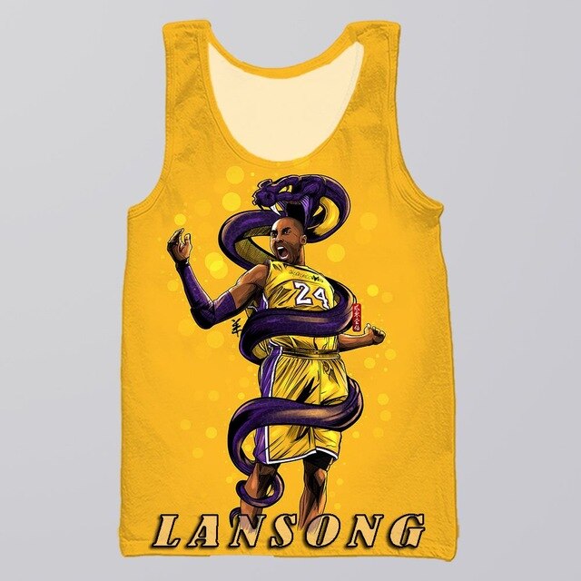 Kobe Bryant Black Mamba Tank Tops T-Shirt