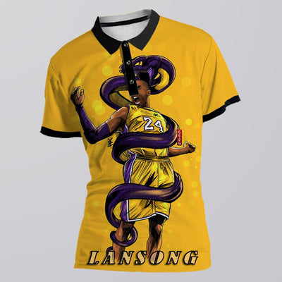 Kobe Bryant Black Mamaba Casual T-Shirt