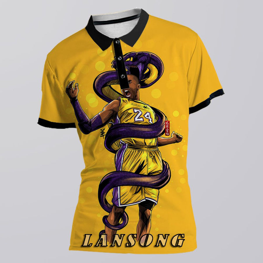 Kobe Bryant Black Mamaba Casual T-Shirt