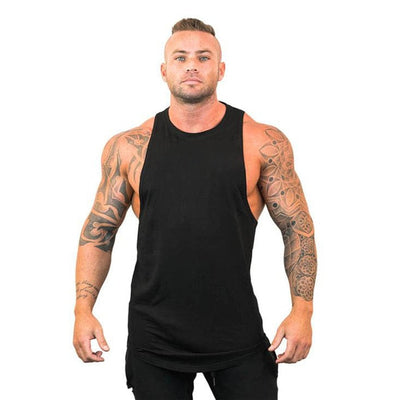Men's Black Tank Tops T-Shirt