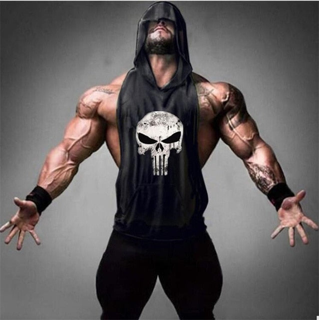 Men's Black Tank Tops T-Shirt