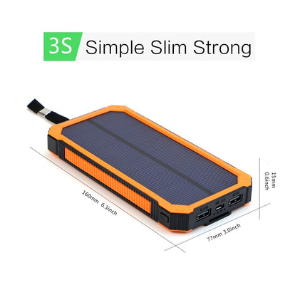 Portable Solar Battery Power Bank