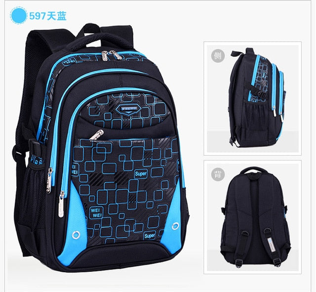 Unisex School Travel Backpack