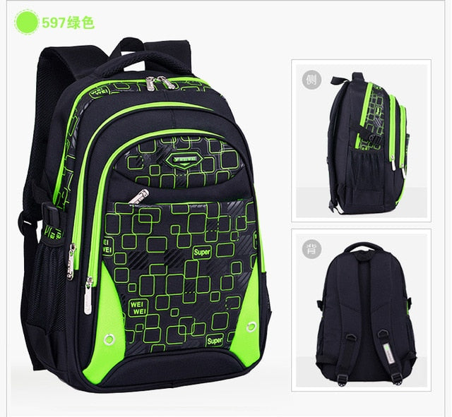 Unisex School Travel Backpack