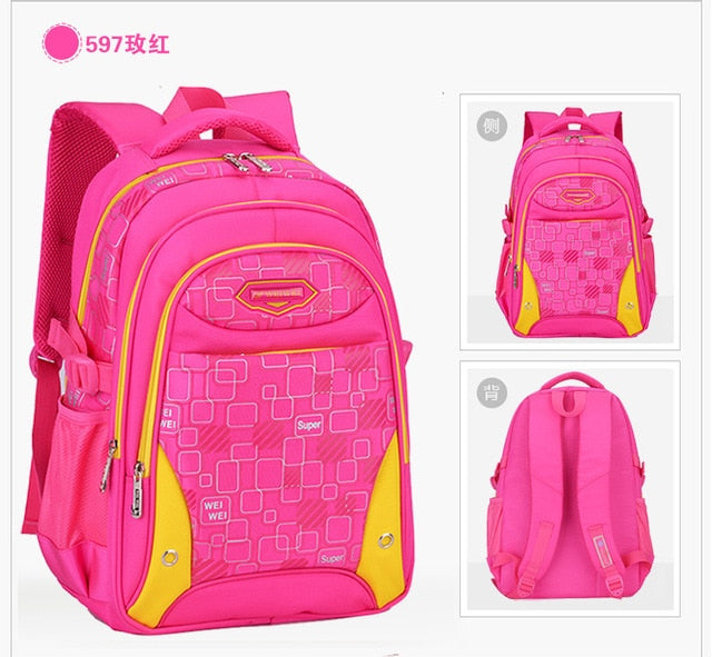Unisex School Travel Backpack